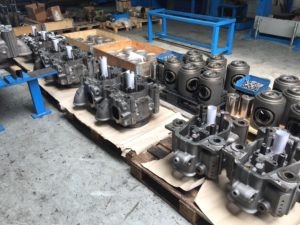 MaK 25 crankshaft and parts overhaul